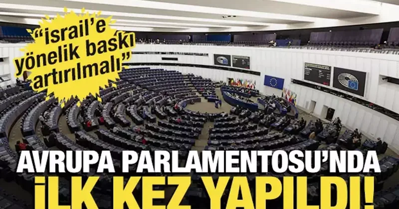 AP de ilk kez yapıldı! İsrail e yönelik baskı artırılmalı