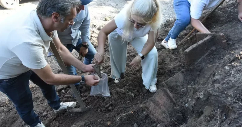 Ordu da yol çalışmasında Roma Bizans dönemine ait mezar kalıntısı bulundu