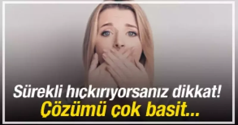Hıçkırık nasıl geçer: Bunları uyguladığınızda hıçkırığın geçtiğini göreceksiniz