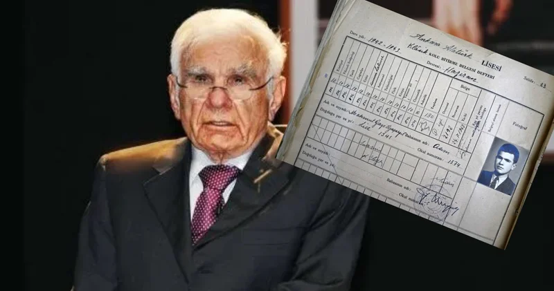 Yüzyılın en iyi beyin cerrahı Gazi Yaşargil in okul karnesi ortaya çıktı