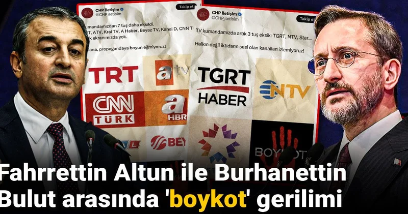 Fahrrettin Altun ile Burhanettin Bulut arasında boykot gerilimi