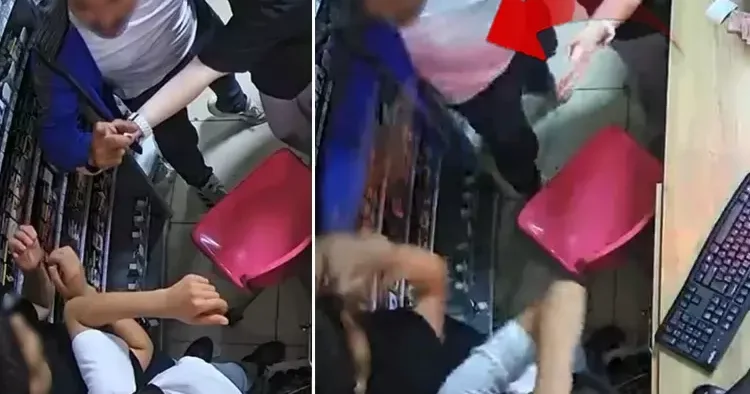 Kemiklerinizi kırarım’ diyerek saldırdı! 2 çocuğu markette darbetti