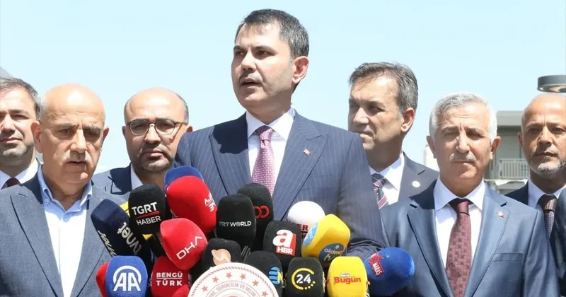 Bakan Kurum: Bir adım geri atmadık! Asrın felaketinden asrın inşasına büyük adım!