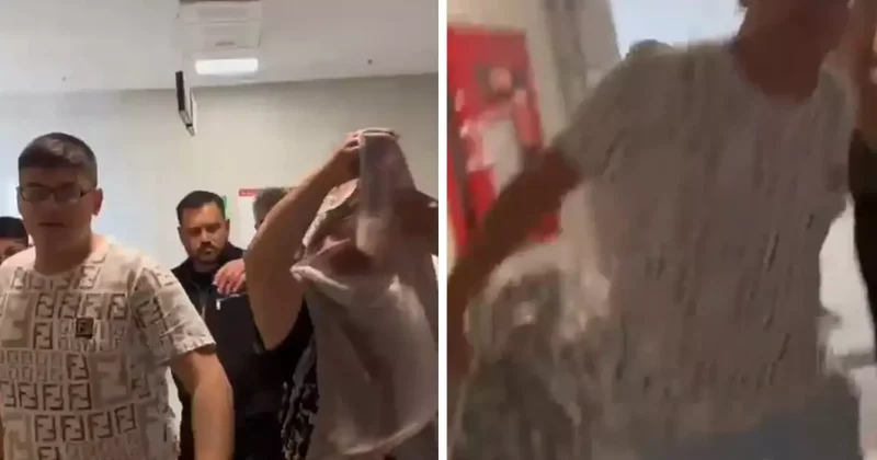 Vicdansız babanın yakınları muhabirlere saldırdı