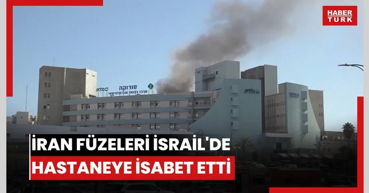 İran füzeleri İsrail de hastaneye isabet etti