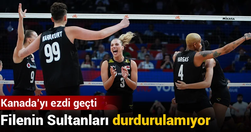 Filenin Sultanları durdurulamıyor: Kanada yı ezdi geçti
