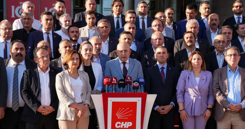 CHP nin 81 il başkanından açıklama Son dakika haberleri