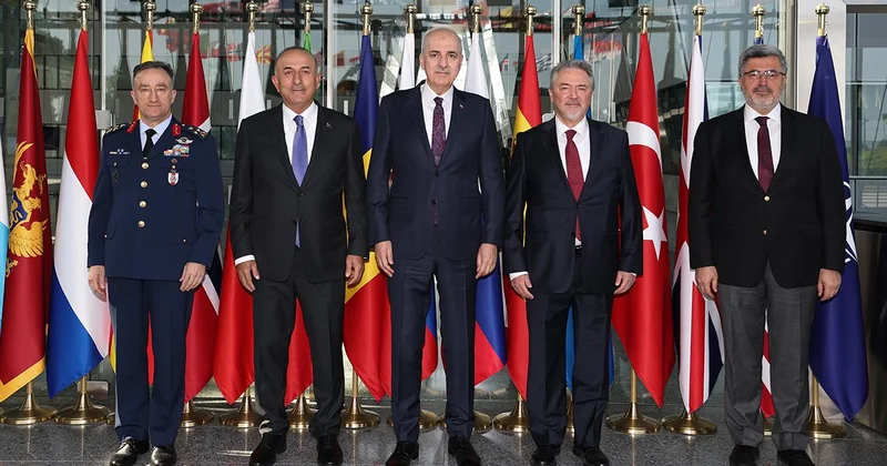 Kurtulmuş tan Türkiye nin NATO Daimi Temsilciliğine ziyaret