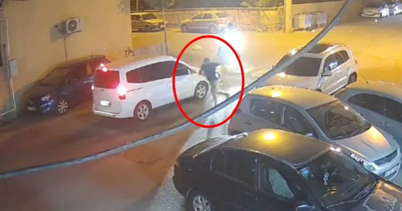 Polisten kaçarken kaza yaptı: Motosikletini bırakıp yaya kaçtı