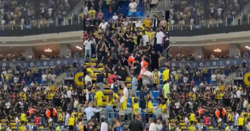 Derbide tribünler karıştı! Yöneticiler araya girdi Sözcü Gazetesi