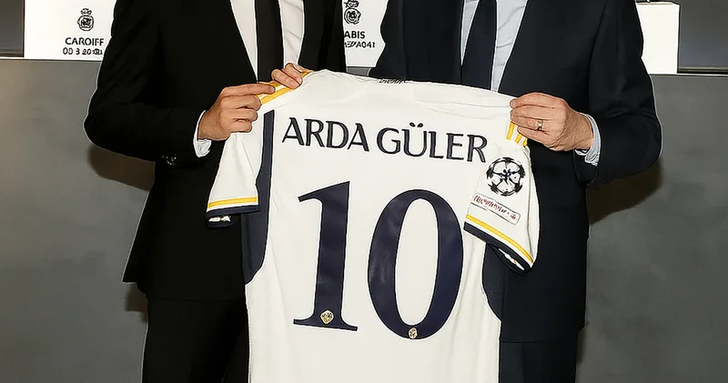 Real Madrid de 10 numaralı forma için ibre Arda Güler e döndü