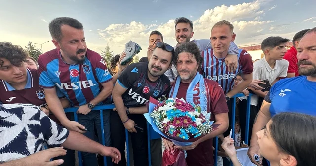 Trabzonspor, Erzurum da taraftarıyla buluştu Erzurum Haberleri