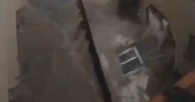Ankara da sel suları binanın duvarını patlattı: Vatandaşlar canını zor kurtardı VİDEO İZLE