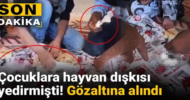 Hayvan dışkısı yedirmişti: Göza