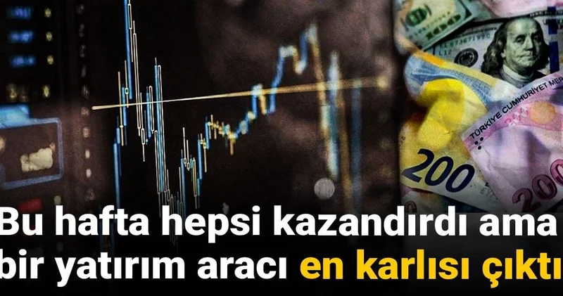 Bu hafta hepsi kazandırdı ama bir yatırım aracı en karlısı çıktı