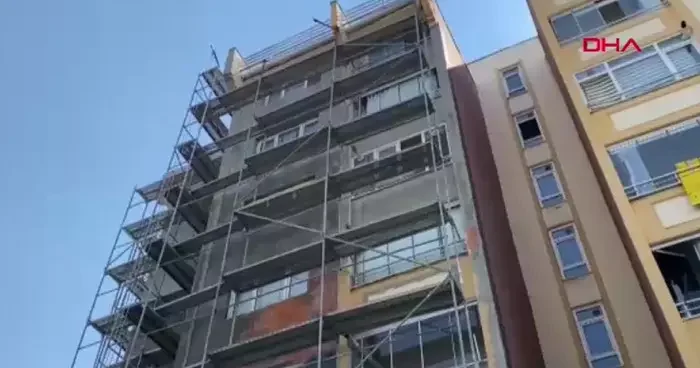 Eskişehir de korkunç olay! İskeleden düşen işçi öldü