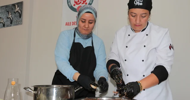 Cizre nin tescilli yemeği aşçılık kursunda öğretiliyor Şırnak Haberleri