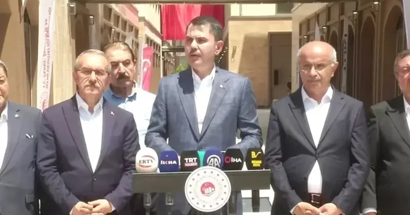 Bakan Kurum dan Özgür Özel e tepki: İftiraları saygısızlıktır