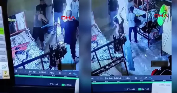 Yer: Adana! İnfial yaratan görüntüler: Küçük çocuğu alıkoyup darp ettiler