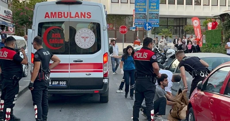 Sokak ortasında husumetlisini bıçakladı: Yaralanan kişi kanlar içinde yere yığıldı