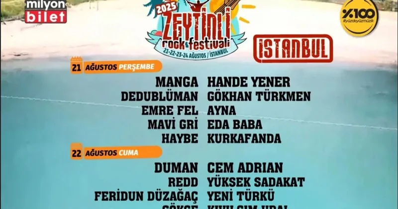 Zeytinli Rock Festivali İstanbul da