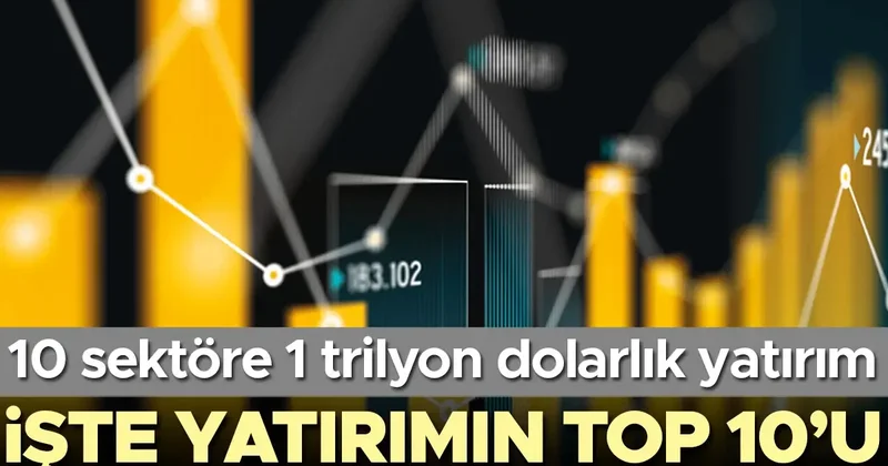 İşte yatırımın Top 10’u... 10 sektöre 1 trilyon dolarlık yatırım