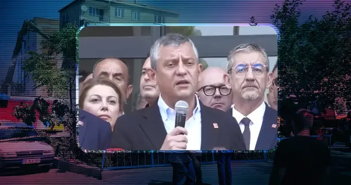 Deprem için gittiği yerde depreme yakalandı! Özgür Özel konuşurken duyurdu: Az önce biz içerideyken oldu