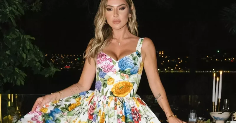 Hadise den dikkat çeken paylaşım: Masanın üstünde meydan okudu