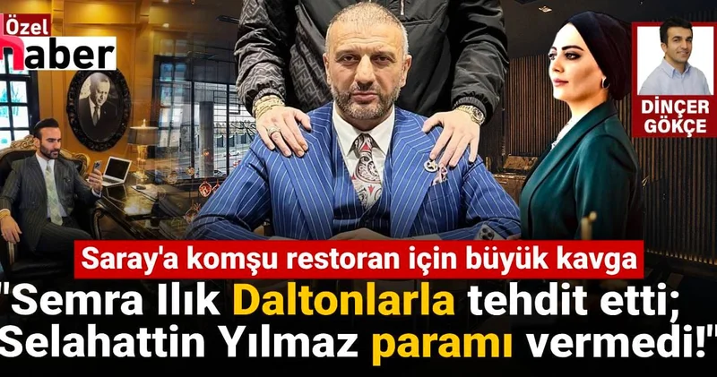 Tutuklanan iki avukat Saray’a komşu restoran için birbirine girmiş!