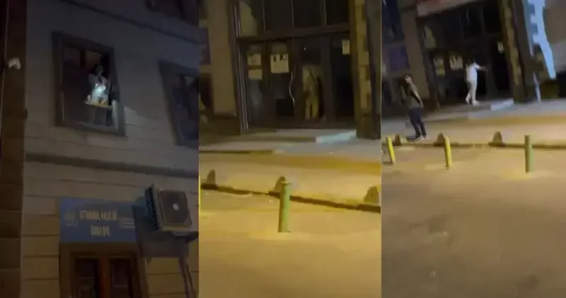 Küçükçekmece de caminin kapısının camlarını kıran kadın gözaltına alındı