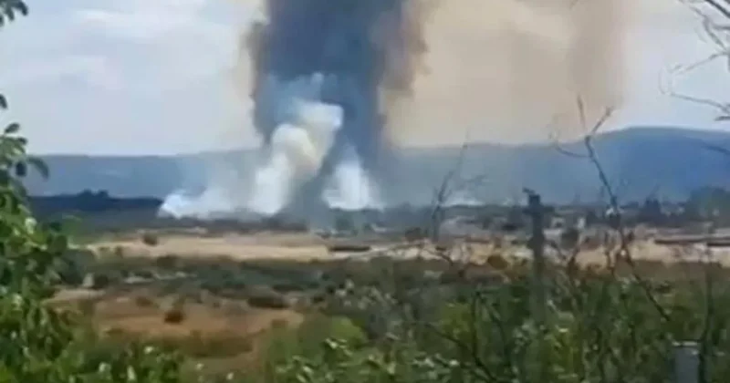 Bursa da çıkan orman yangınına müdahale ediliyor