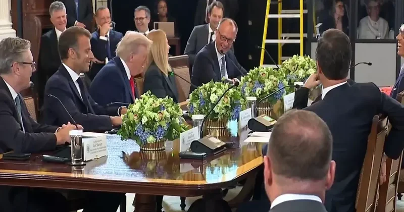 Trump tan Merz e esprili sataşma: Bu bronzlukla harika görünüyorsun