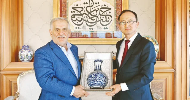 Çin Büyükelçisi nden Albayrak’a ziyaret Aktüel Haberleri