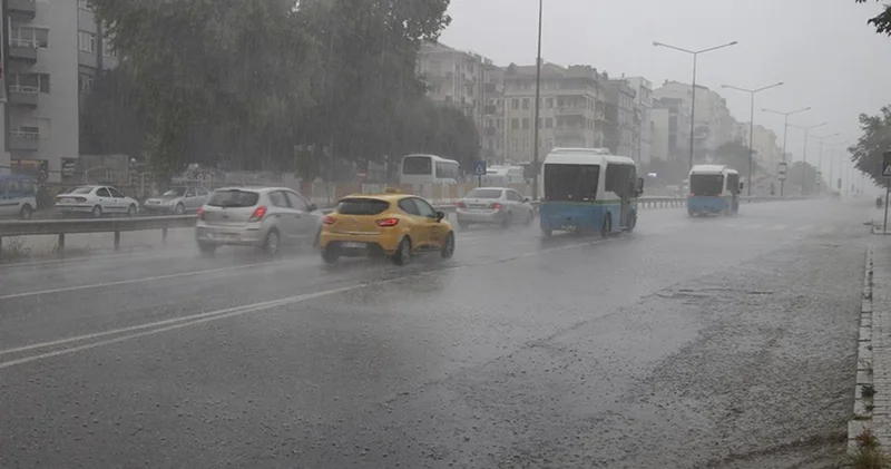 Meteoroloji den Edirne, Kırklareli ve Tekirdağ için kuvvetli yağış uyarısı