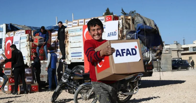 AFAD: Aziz milletimizin yardım ve şefkat eli 5 kıtada 83 ülkeye ulaştırıldı