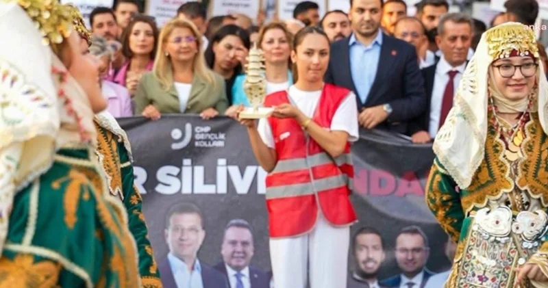 Aydın dan Çerçioğlu tepkisi: Omurga maketiyle yürüyüş