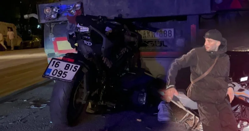 Motosiklet kabusu oldu: 20 yaşındaki sürücü kurtarılamadı