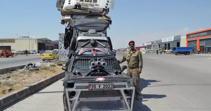 Yer: Aksaray! Bilim kurgu filmlerindeki gibi modifiyeli araç yaptı: Tek depoyla 3 bin kilometre gidiyor
