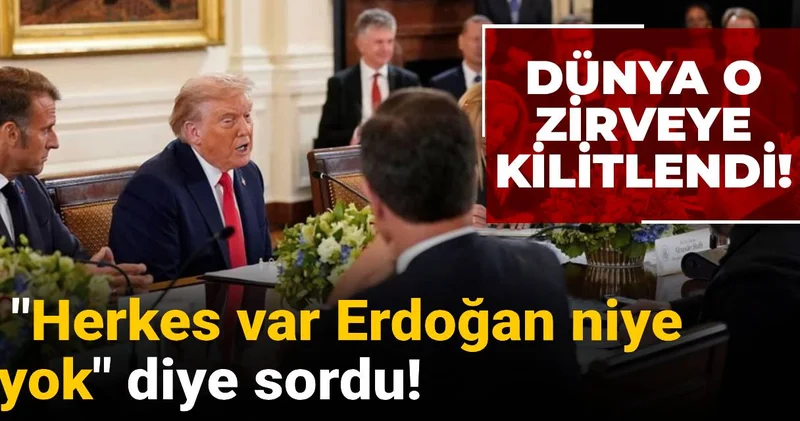 Dünya o zirveye kilitlendi! Herkes var Erdoğan niye yok diye sordu