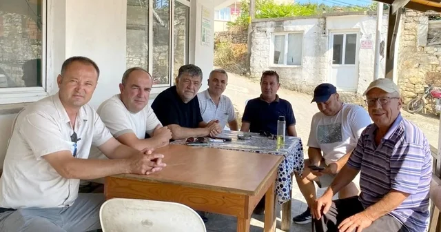 Çanakkale İl Genel Meclis üyeleri yangından etkilenenleri ziyaret etti Çanakkale Haberleri