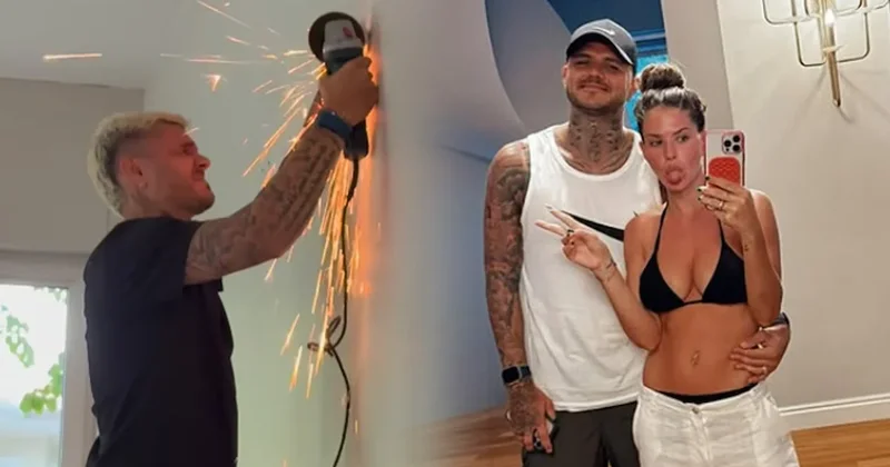 Mauro Icardi ev işlerine el attı! Sözcü Gazetesi