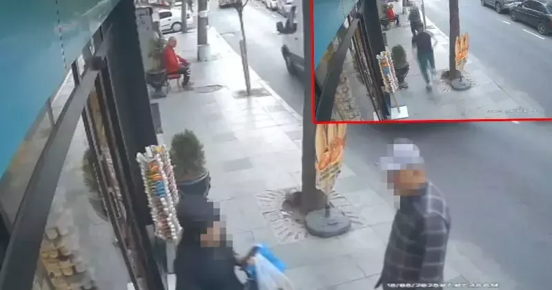 Silivri de pastaneden çıkan kadını taciz ettiği öne sürülen kişiyi fırıncı yumrukladı