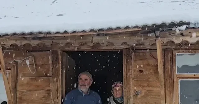 Rize de yüksek kesimlere kar yağdı VİDEO İZLE