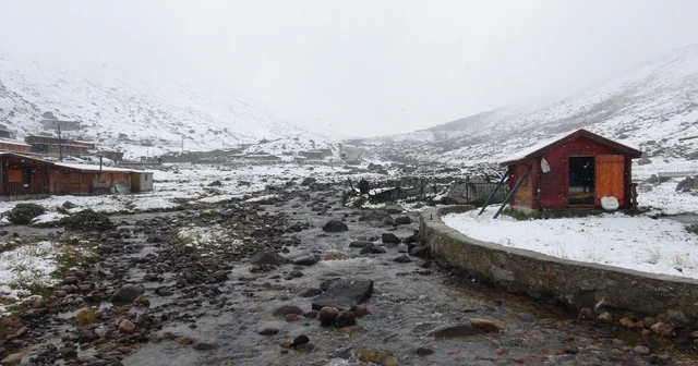 Doğu Karadeniz in yüksekleri beyaza büründü; çobanlar sürülerini yayladan indirdi Rize Haberleri