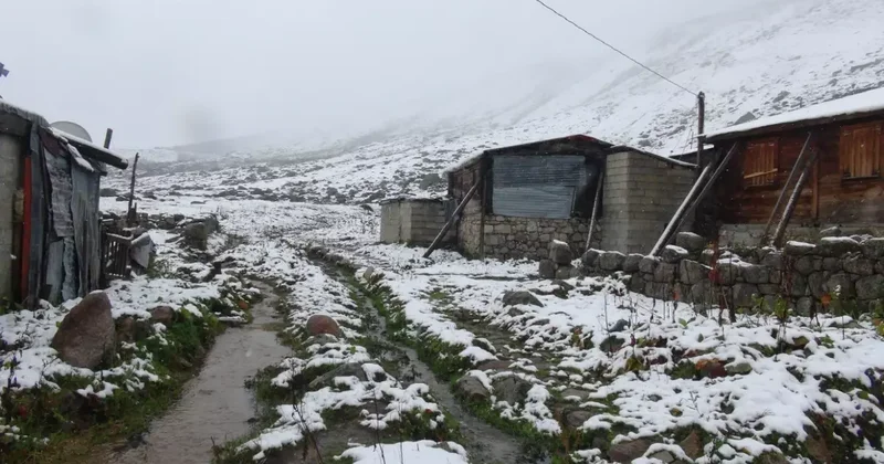 Doğu Karadeniz de Kar Yağışı Başladı