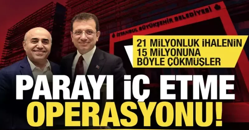 İBB de parayı iç etme operasyonu: 21 milyonluk ihalenin 15 milyonu Özkan ın şirketine!