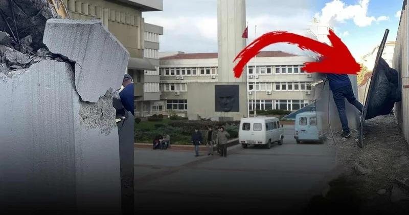 Boğaziçi’nde Atatürk büstünü parçaladılar Sözcü Gazetesi