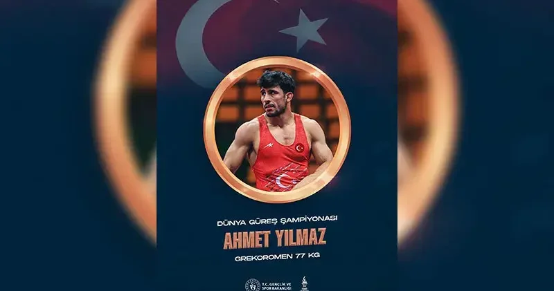 Ahmet Yılmaz, dünya üçüncüsü oldu