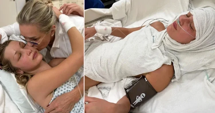 Ünlü modelin annesi hastane odasından paylaştı... Yürek parçalayan mücadele.. Çektiği acıyı anlatmaya kelimeler yetmez