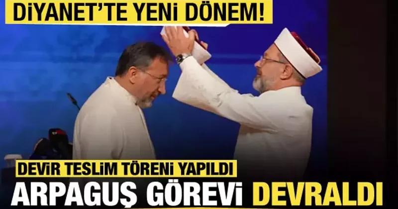 Diyanet İşleri Başkanlığı ndan devir teslim!